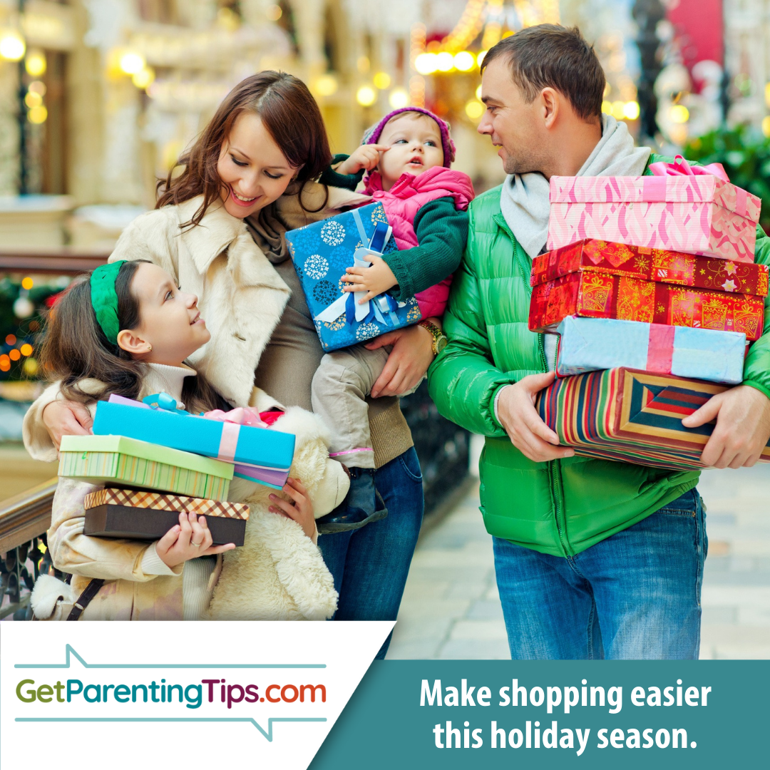 Make shopping easier this holiday season. GetParentingTips.com