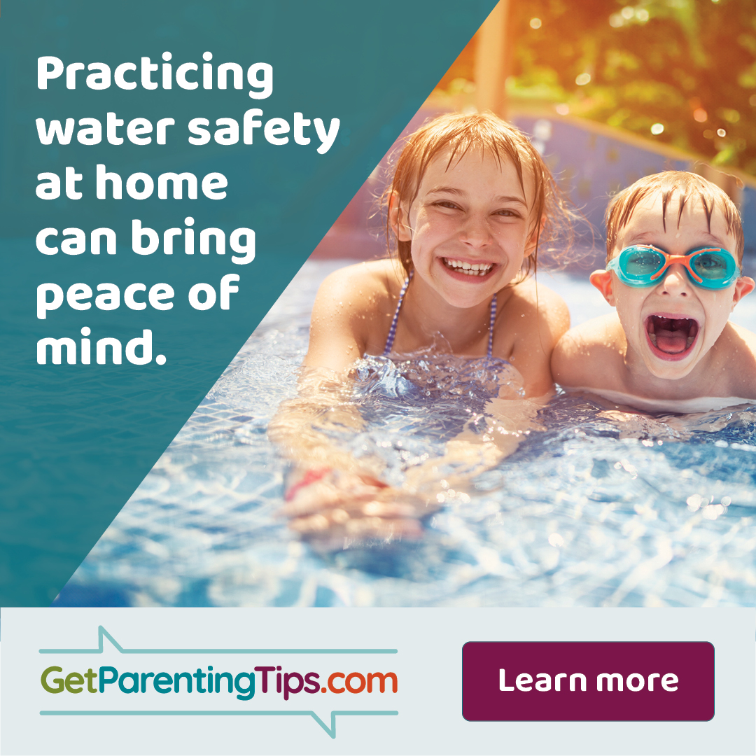 Preacticing water safety at home can bring peace of mind.