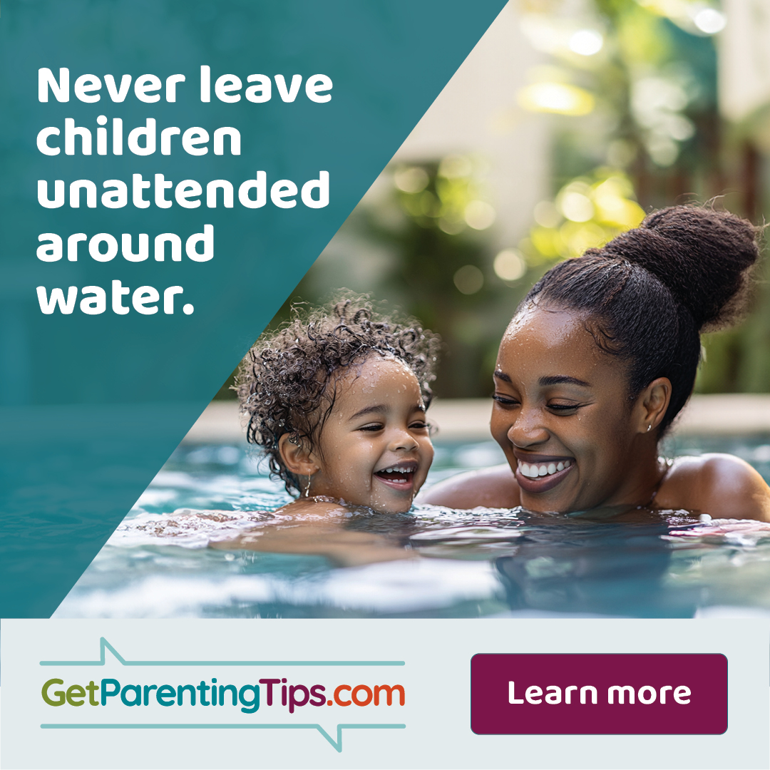 Never leave children unattended around water.
